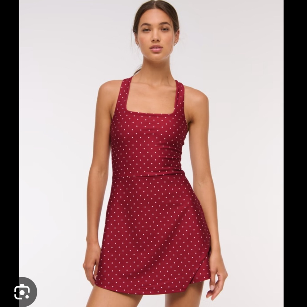 NWOT Abercrombie & Fitch Polka Dot Active Dress - Picture 6 of 8